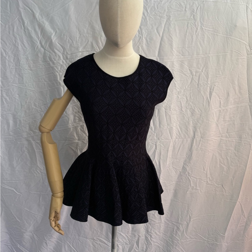 RVN Textured Peplum Top - M